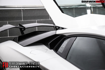 2011-2021 Lamborghini Aventador LP700 LP740 Coupe Carbon Fiber Rear Intake Panel ( Front ) - DarwinPRO Aerodynamics