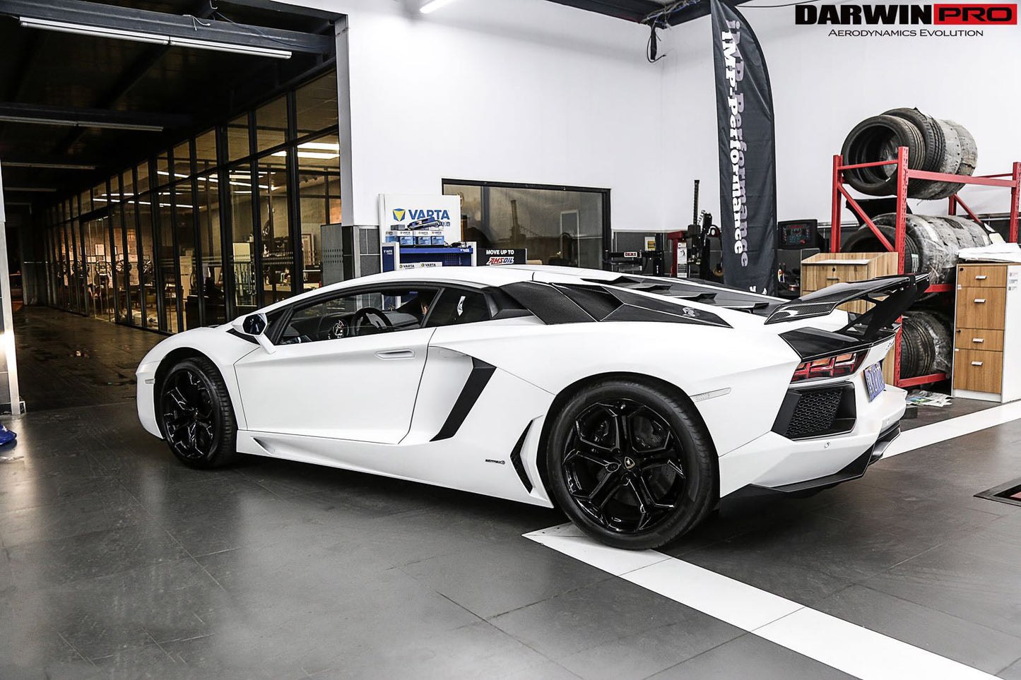 2011-2021 Lamborghini Aventador LP700 LP740 Coupe Carbon Fiber Rear Intake Panel ( Front ) - DarwinPRO Aerodynamics