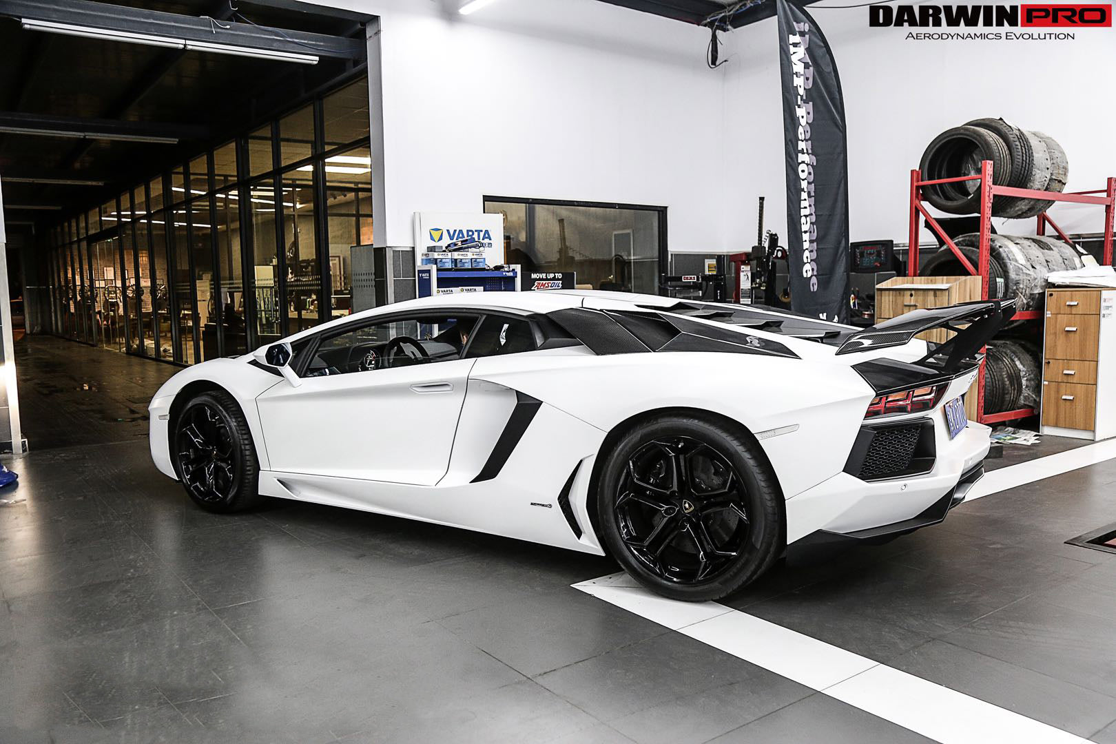 2011-2021 Lamborghini Aventador LP700 LP740 Coupe Carbon Fiber Rear Intake Panel ( Front ) - DarwinPRO Aerodynamics