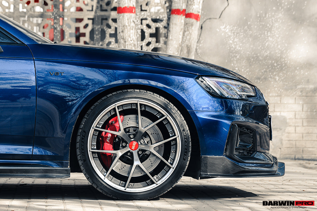 2017-2019 Audi RS4 B9 BKSS Style Front Lip - DarwinPRO Aerodynamics