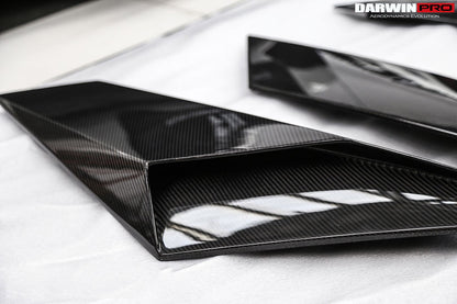 2011-2016 Lamborghini Aventador LP700 Coupe/Roadster BKSS Style Carbon Fiber Rear Side Scoops - DarwinPRO Aerodynamics