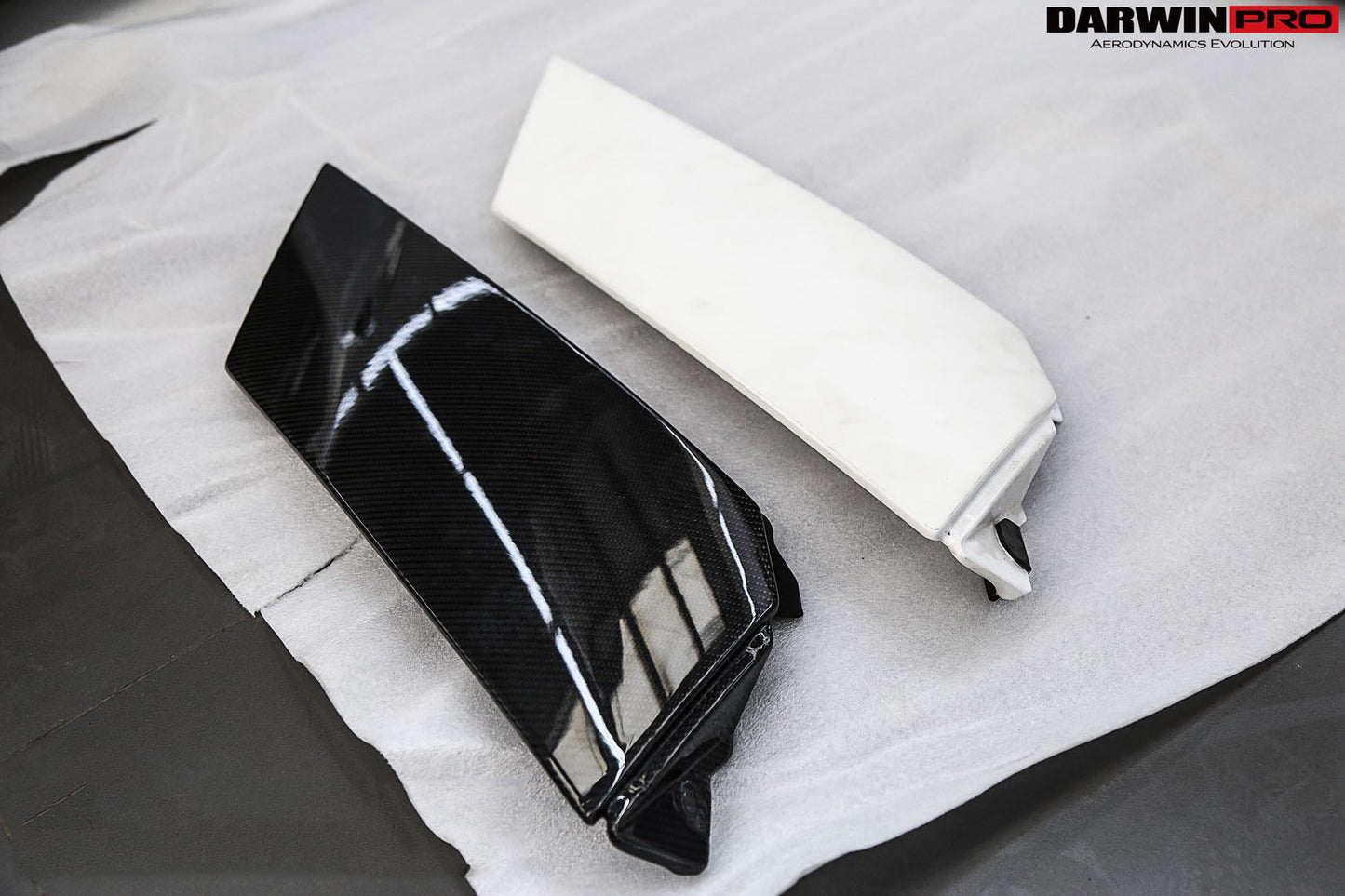 2011-2021 Lamborghini Aventador LP700 LP740 Coupe Carbon Fiber Rear Intake Panel ( Front ) - DarwinPRO Aerodynamics