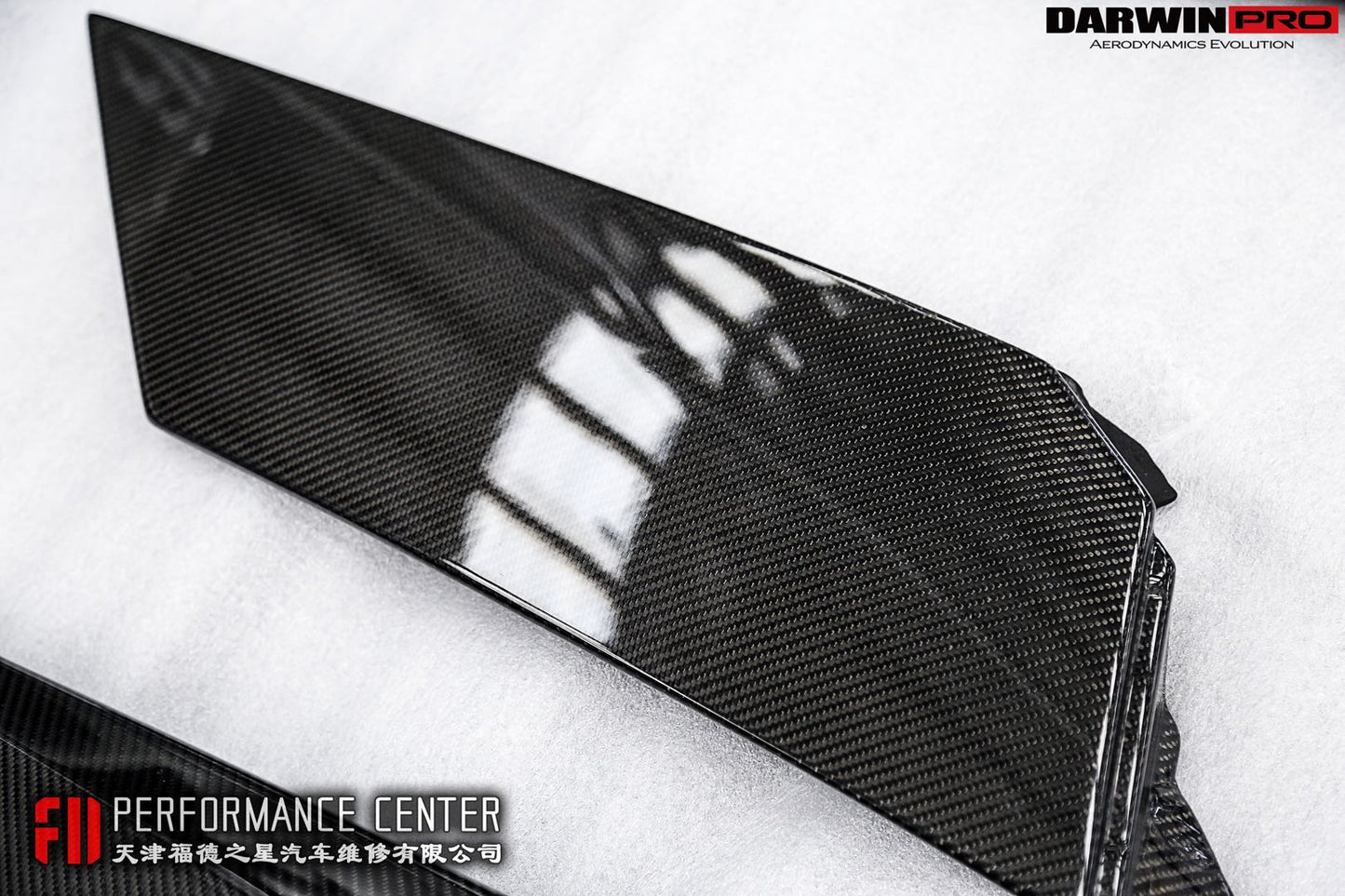 2011-2021 Lamborghini Aventador LP700 LP740 Coupe Carbon Fiber Rear Intake Panel ( Front ) - DarwinPRO Aerodynamics