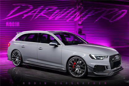 2017-2022 Audi RS4 B9 BKSS Style Side Skirts Under Board - DarwinPRO Aerodynamics