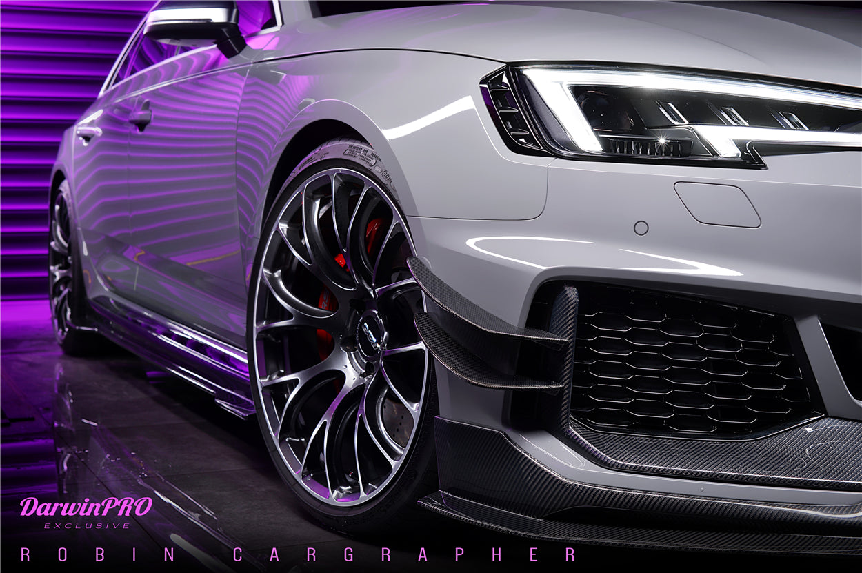 2017-2022 Audi RS4 B9 BKSS Style Side Skirts Under Board - DarwinPRO Aerodynamics