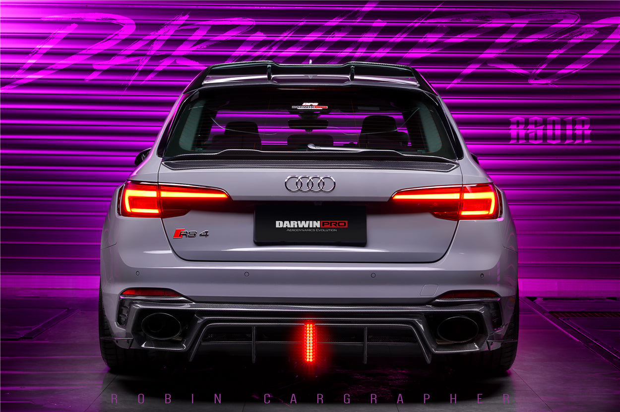 2017-2022 Audi RS4 B9/B9.5 S4 B9 BKSS Style Rear Decklid Spoiler - DarwinPRO Aerodynamics