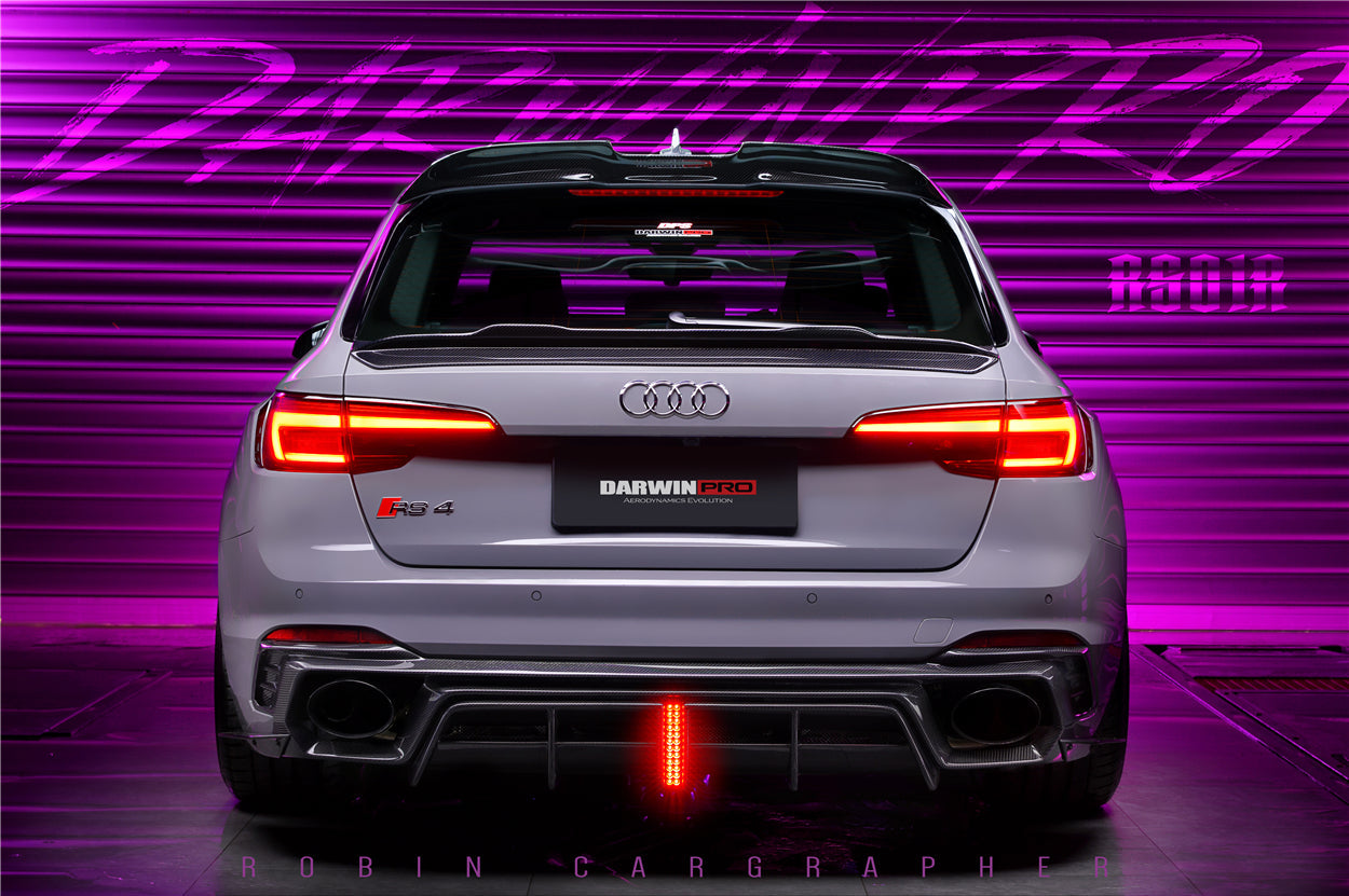 2017-2022 Audi RS4 B9/B9.5 S4 B9 BKSSII Style Roof Spoiler - DarwinPRO Aerodynamics