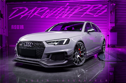2017-2022 Audi RS4 B9 BKSS Style Side Skirts Under Board - DarwinPRO Aerodynamics