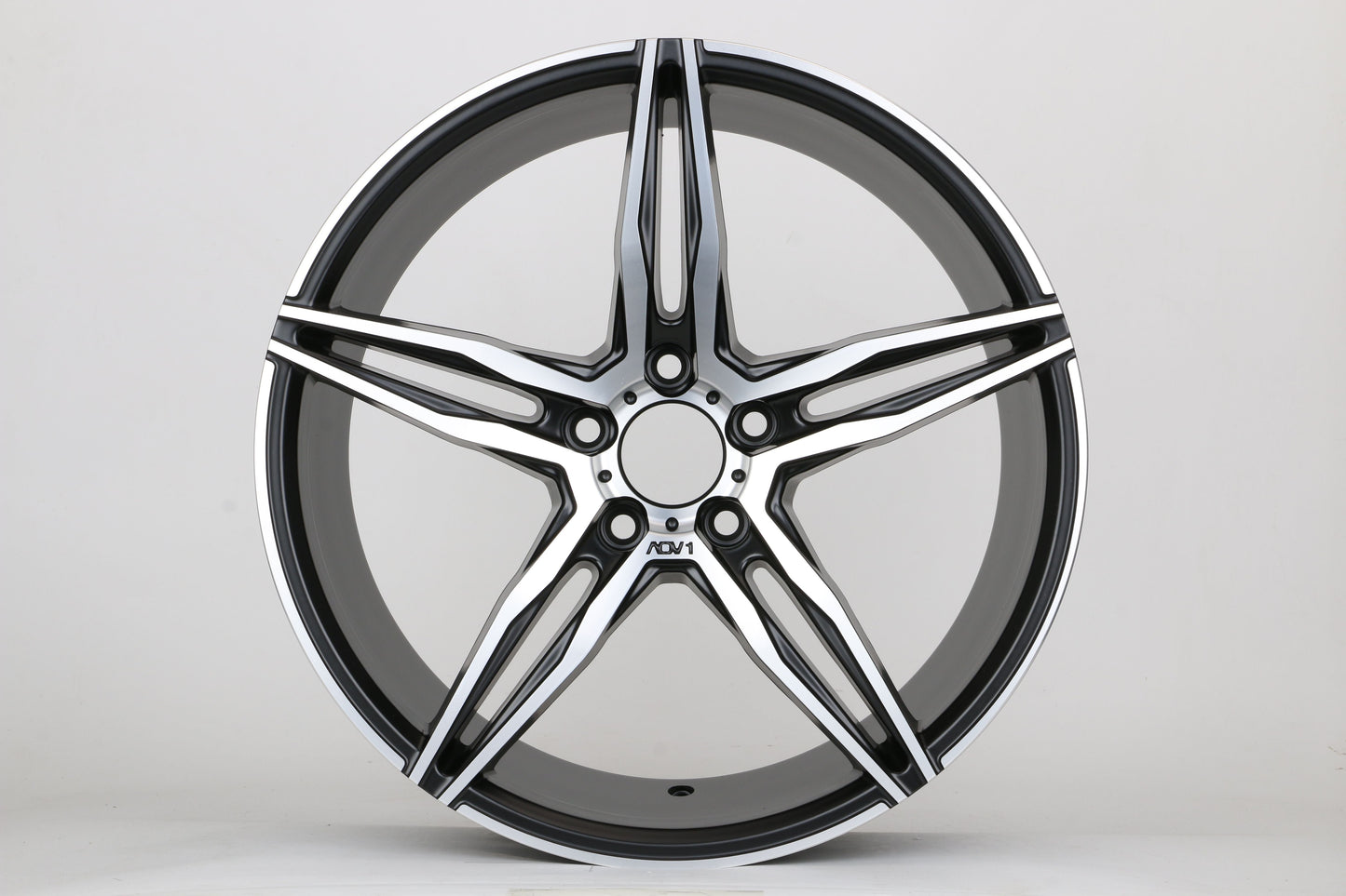E006 Satin Black Machined Face 18x8 ET35 5.108 – (Square Set of 4)