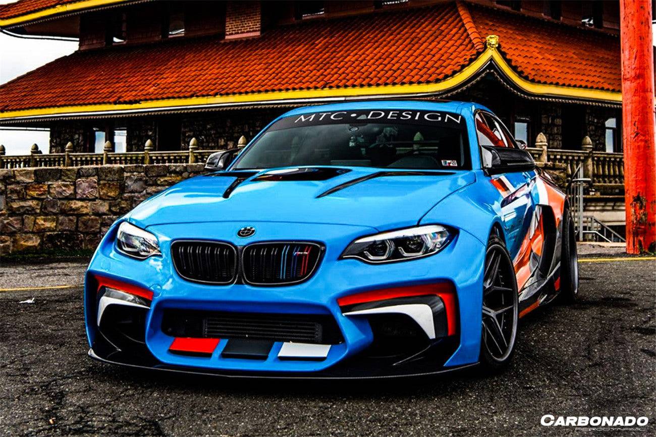 2016-2020 BMW M2 F87 VR Style Partial Carbon Fiber Wide Full Body kit - Carbonado Aero