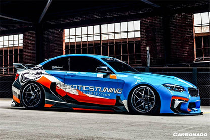 2016-2020 BMW M2 F87 VR Style Partial Carbon Fiber Wide Full Body kit - Carbonado Aero