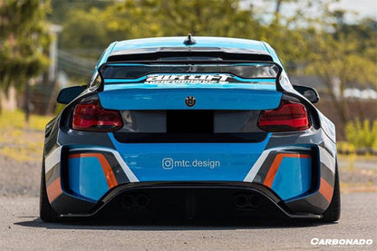 2016-2020 BMW M2 F87 VR Style Partial Carbon Fiber Wide Full Body kit - Carbonado Aero