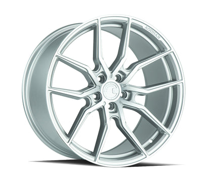 Aodhan AFF1 Gloss Silver Machined Face - 20x10.5 +45 5x114.3 (Square Set of 4)