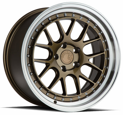 Aodhan DS06 Bronze w/Machined Lip - 18x9.5 +30 5x114.3 (Square Set of 4)