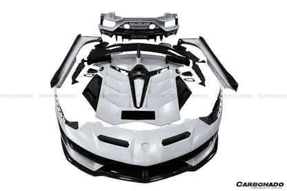 2011-2021 Lamborghini Aventador LP700 LP740 LP750 Coupe/Roadster SVJ Style Part DRY Carbon Fiber Aero Full Kit - DarwinPRO Aerodynamics