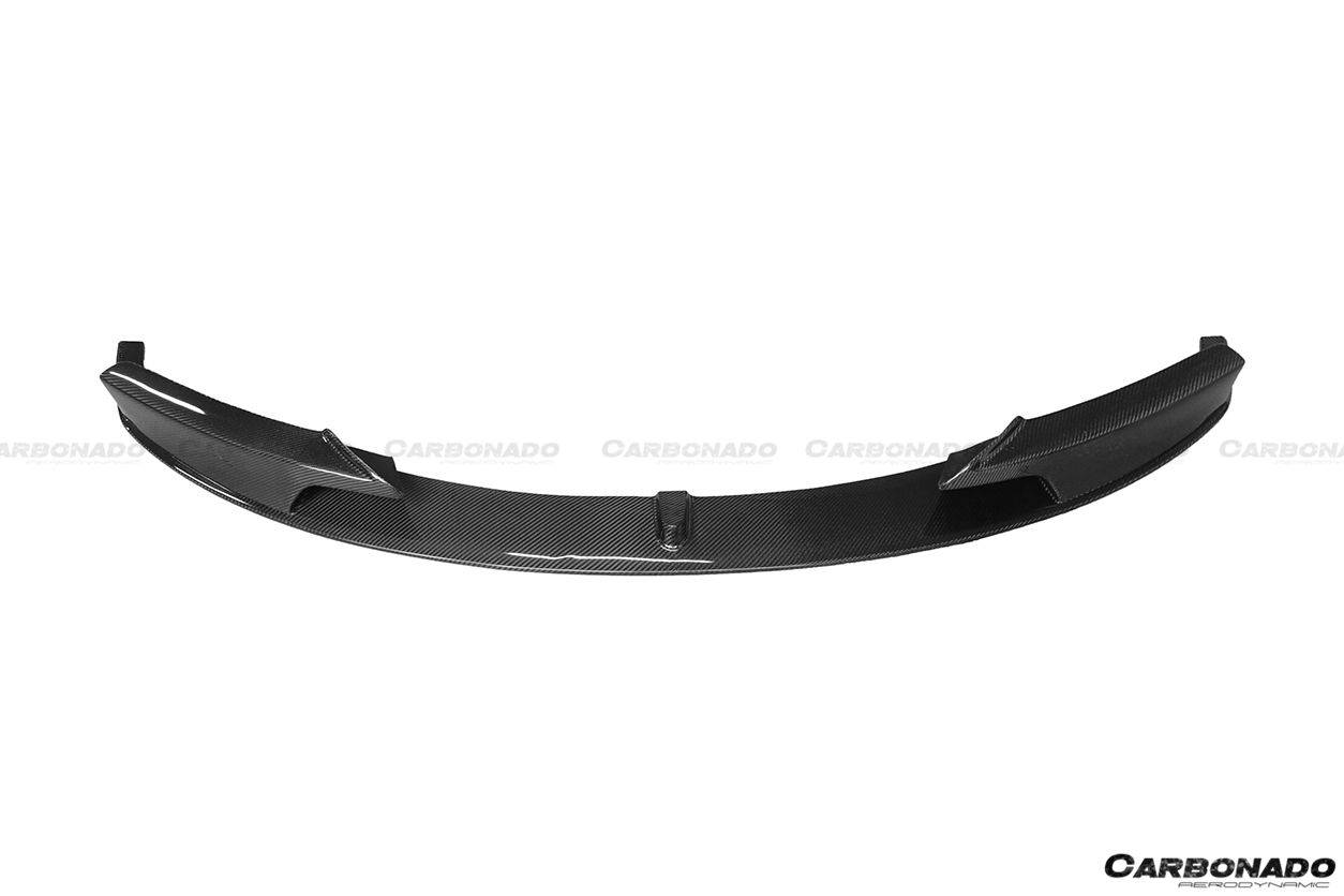 2013-2019 BMW 3 Series F30 F35 MP Style Carbon Fiber Front Lip (For M-Tech Only) - Carbonado Aero