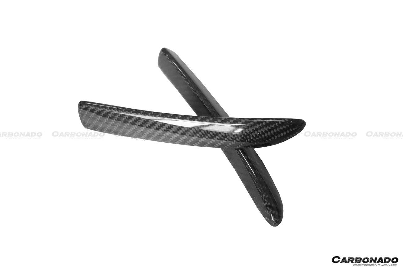 2015-2021 Mercedes Benz W205 C63/S AMG Coupe BKSS Style Carbon Fiber Front Lip - Carbonado Aero