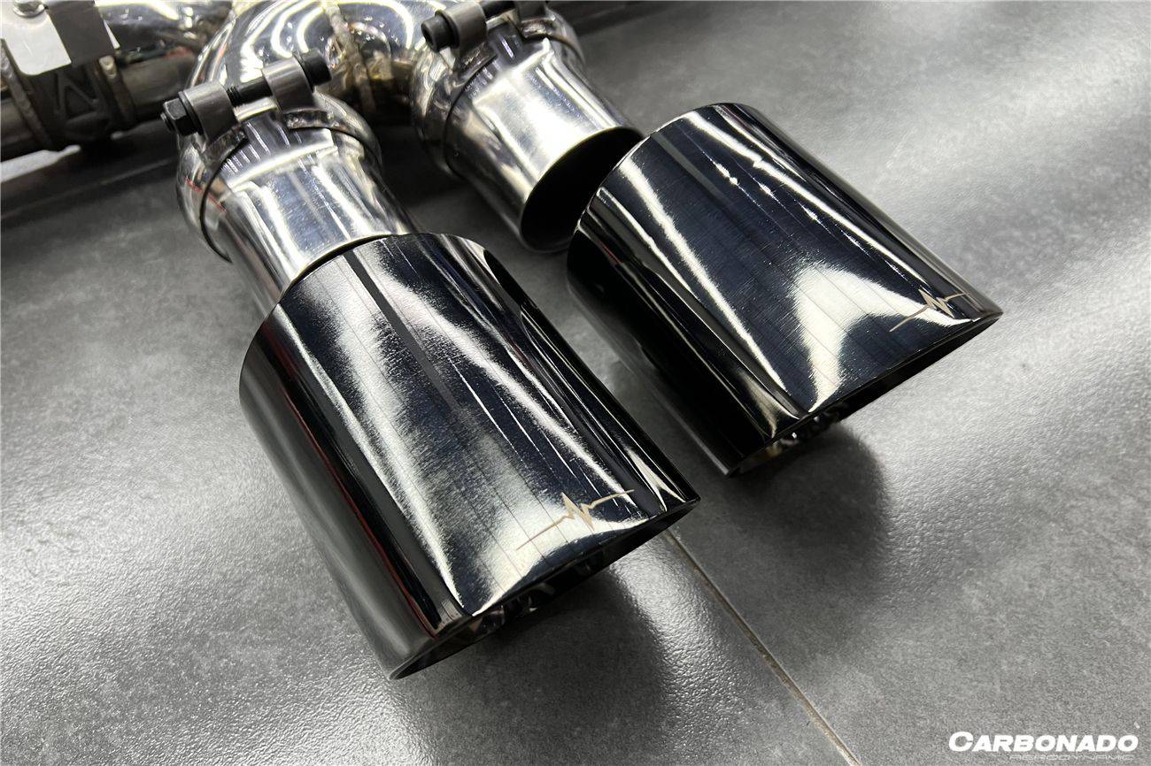 2019-2023 Porsche 911 992 Carrera/S/4/4S/Targa/Cabriolet Exhaust (for GT3 Style Bumper) - Carbonado Aero