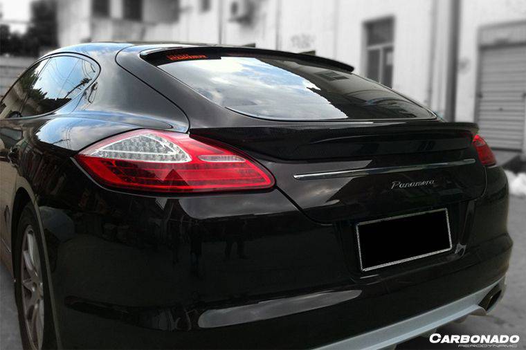 2010-2013 Porsche Panamera 970.1 TAS Style Carbon Fiber Trunk Spoiler - Carbonado Aero