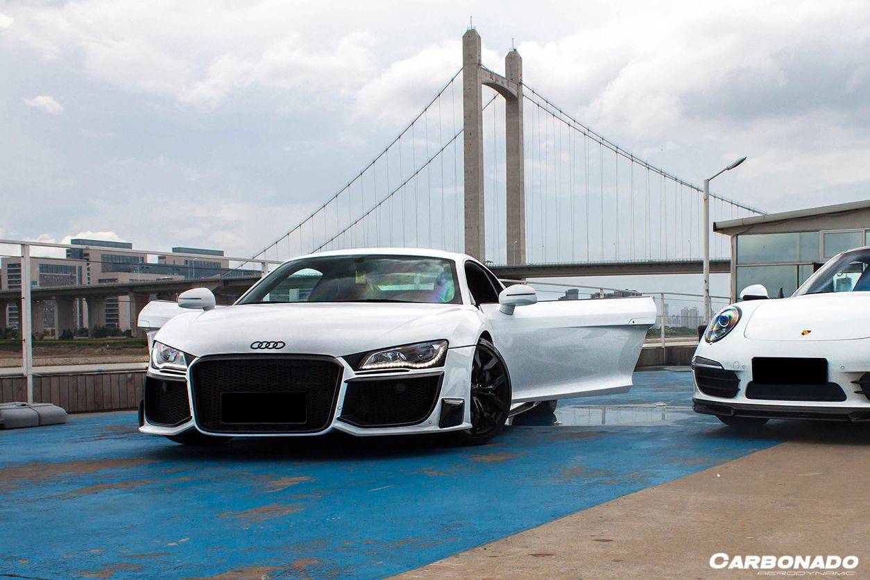 2006-2015 Audi R8 Coupe/Spyder DPGT Style Front Bumper - Carbonado Aero