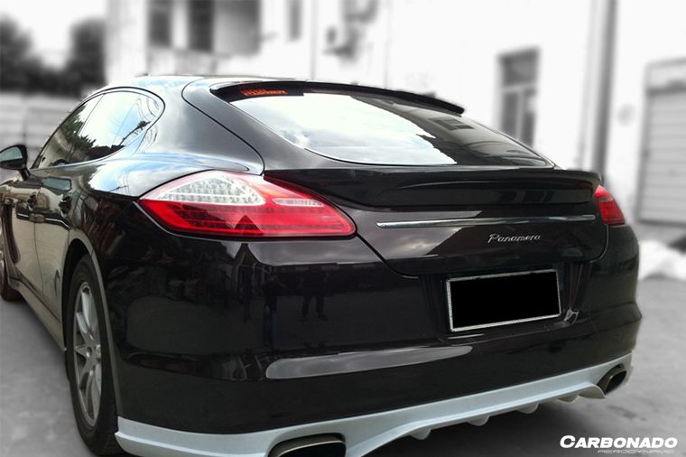 2010-2013 Porsche Panamera 970.1 TAS Style Carbon Fiber Trunk Spoiler - Carbonado Aero