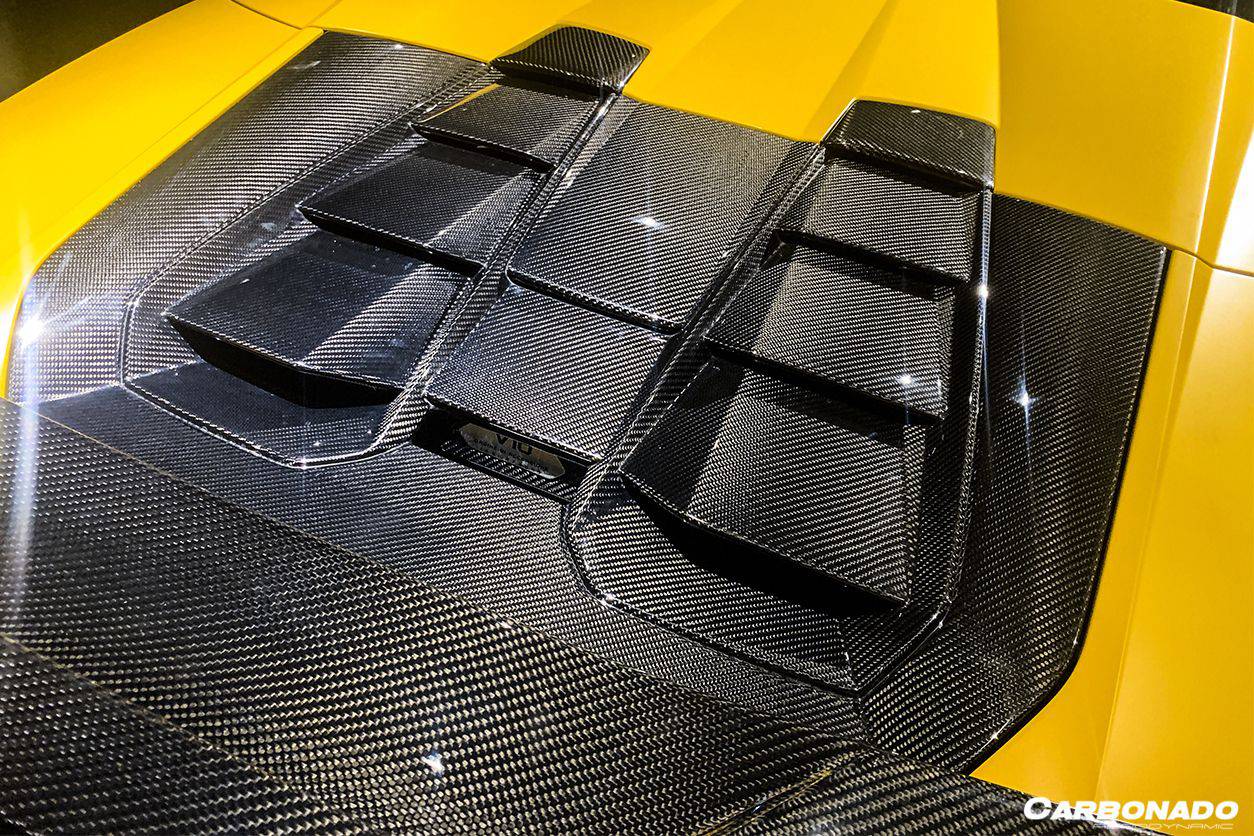 2019-2023 Lamborghini Huracan EVO Spyder OD Style Carbon Fiber Engine Trunk - Carbonado Aero