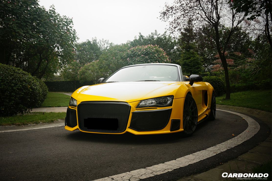 2006-2015 Audi R8 Coupe/Spyder DPGT Style Front Bumper - Carbonado Aero