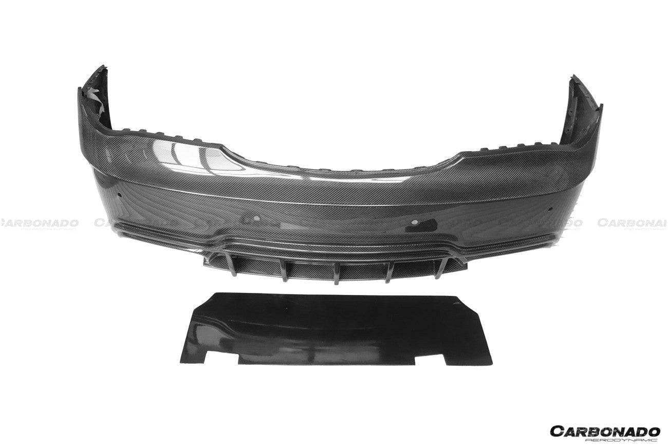 2013-2016 Mercedes Benz W117 CLA Class WD Style Rear Bumper - Carbonado Aero