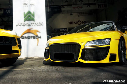 2006-2015 Audi R8 Coupe/Spyder DPGT Style Front Bumper - Carbonado Aero