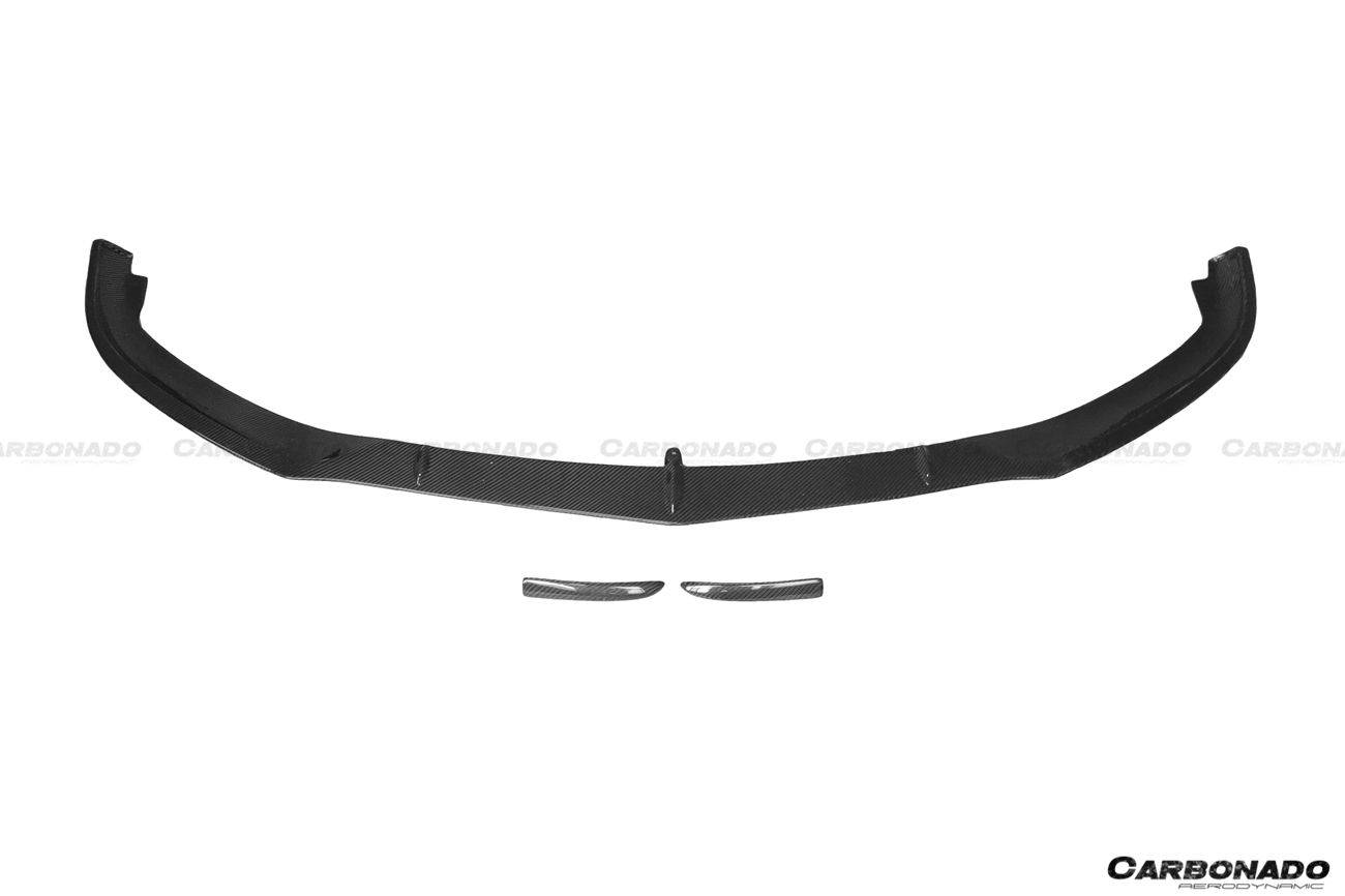 2015-2021 Mercedes Benz W205 C63/S AMG Coupe BKSS Style Carbon Fiber Front Lip - Carbonado Aero