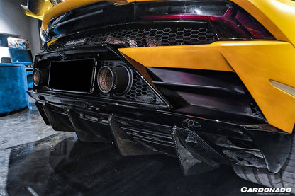 2019-2023 Lamborghini Huracan EVO OD Style Carbon Fiber Rear Diffuser - Carbonado Aero