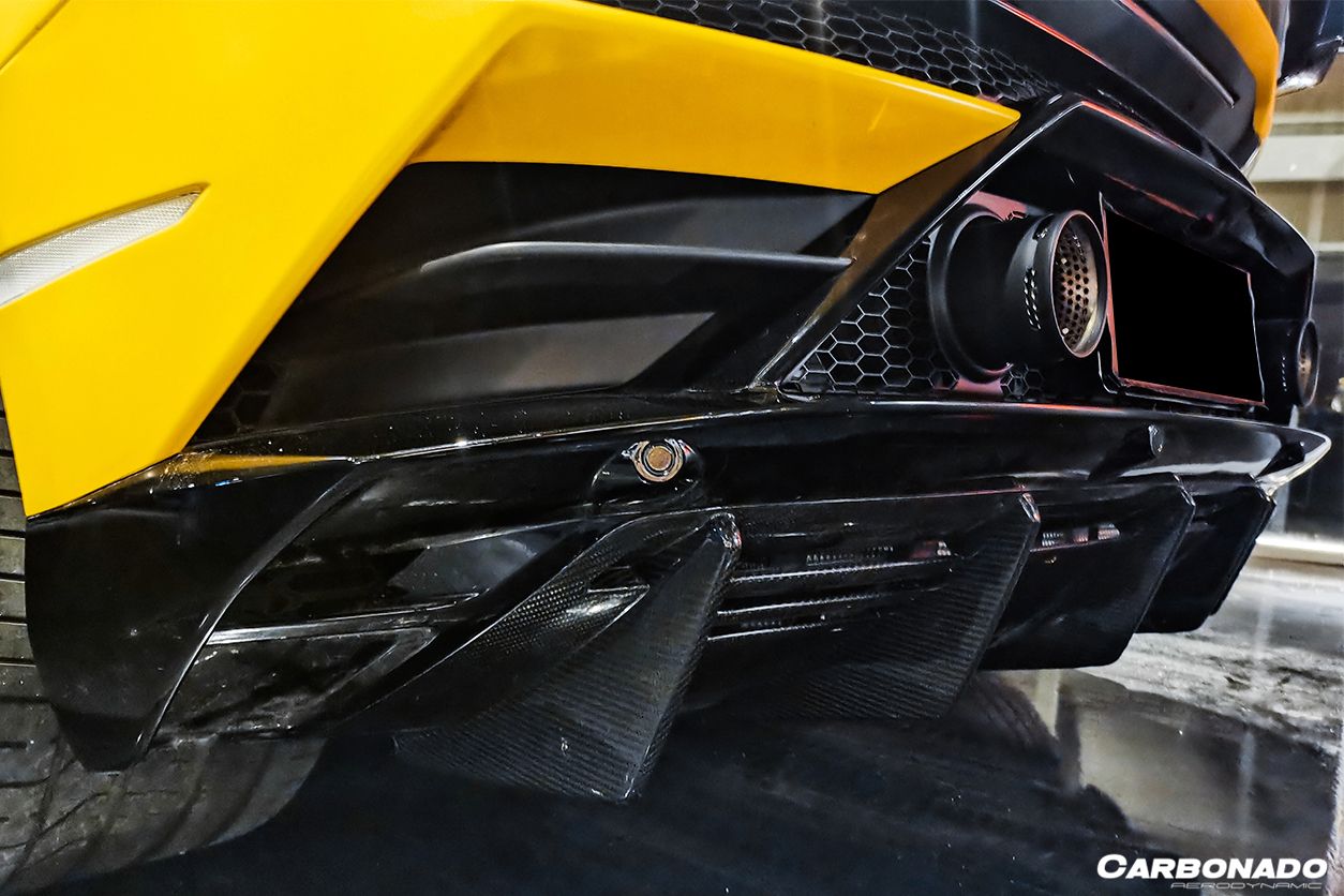 2019-2023 Lamborghini Huracan EVO OD Style Carbon Fiber Rear Diffuser - Carbonado Aero