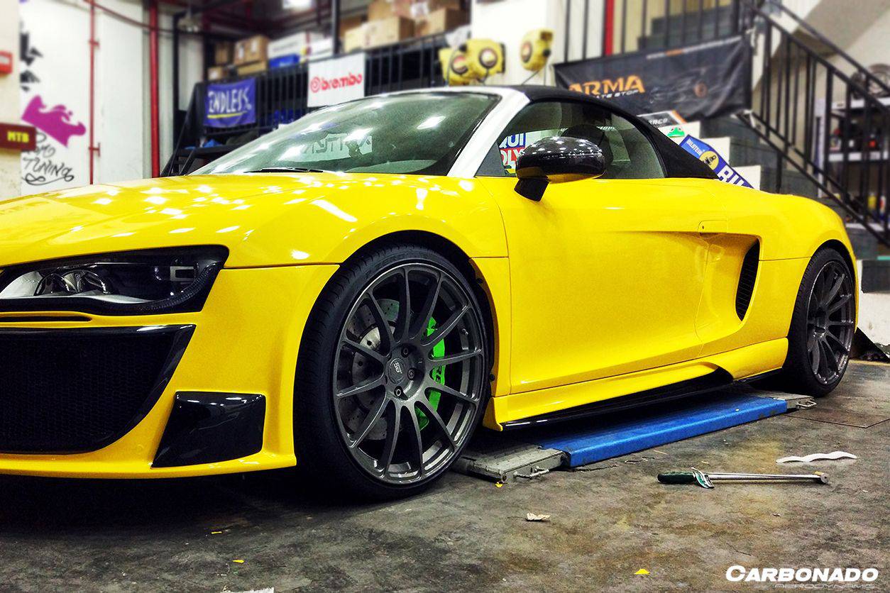 2006-2015 Audi R8 Coupe/Spyder DPGT Style Side Skirts - Carbonado Aero