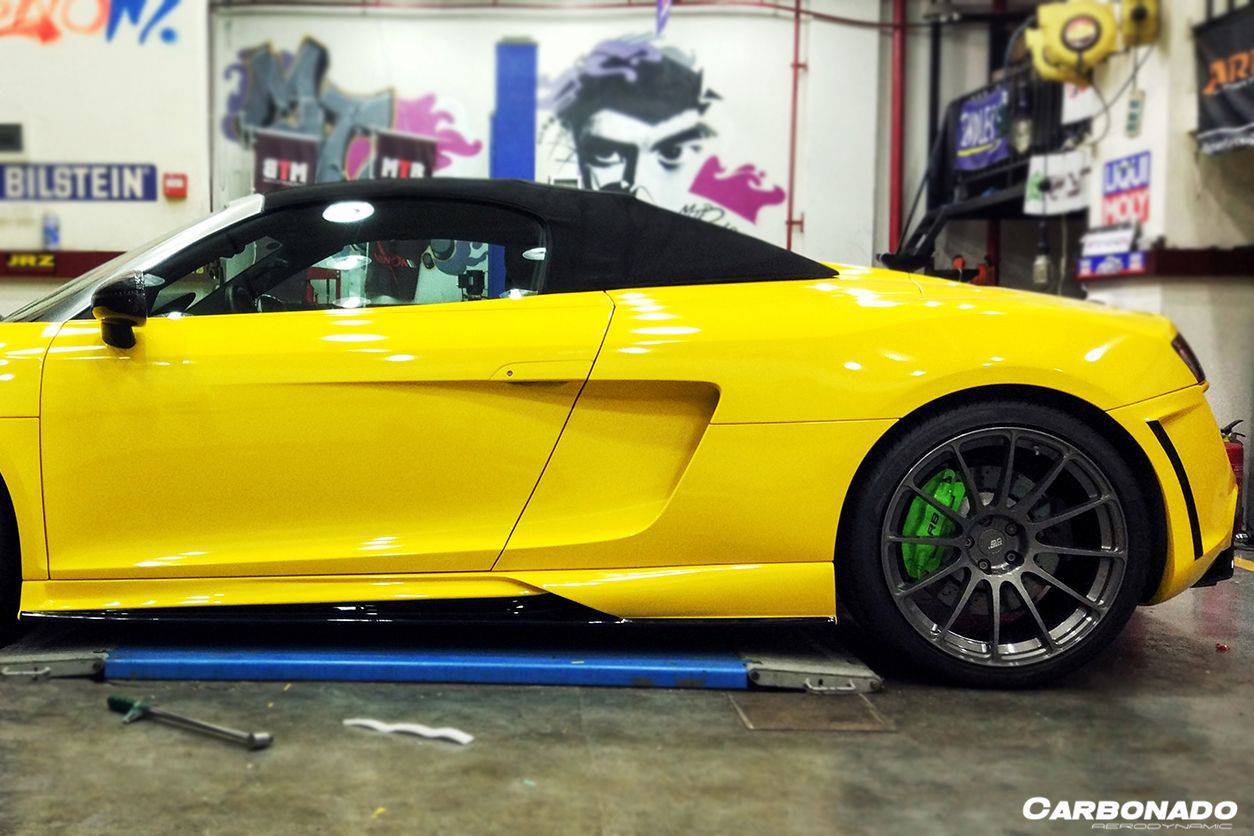 2006-2015 Audi R8 Coupe/Spyder DPGT Style Side Skirts - Carbonado Aero