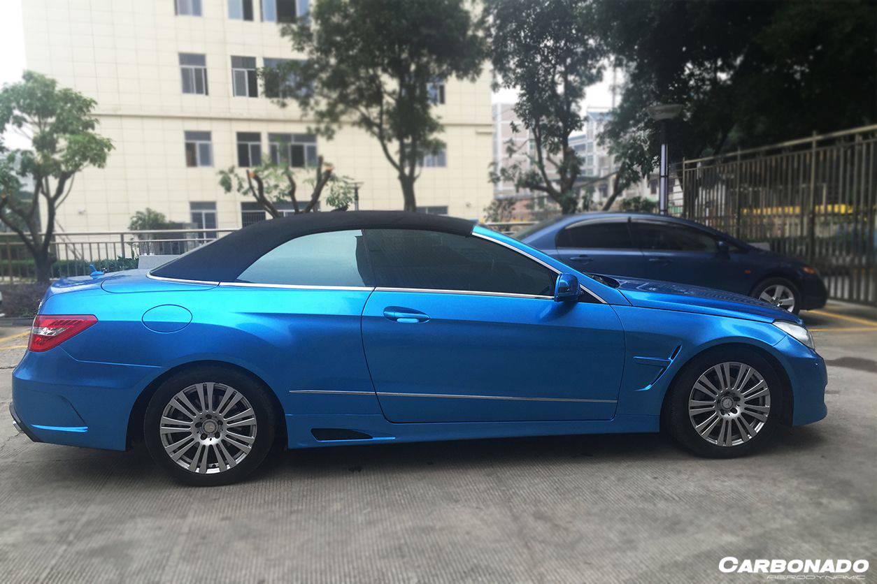 2010-2013 Mercedes Benz E Class W207 Coupe LRS Style Side Skirts - Carbonado Aero