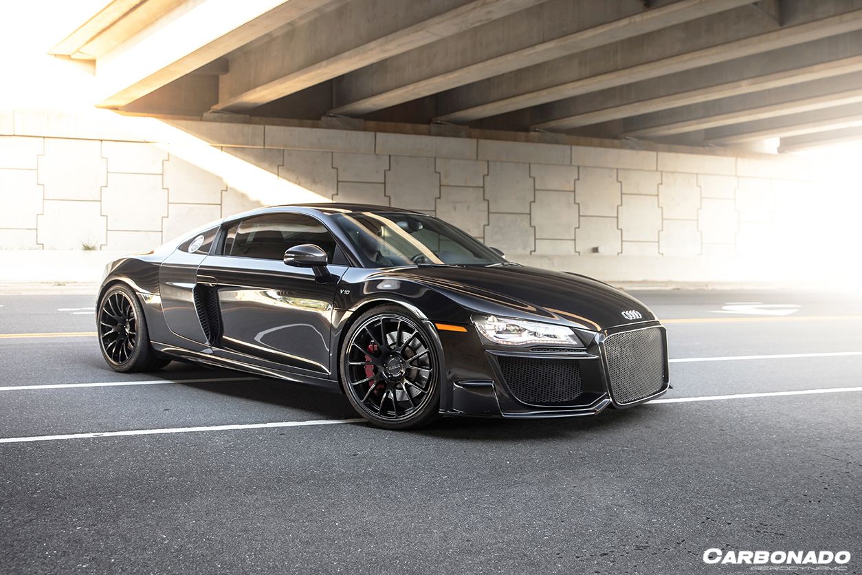 2006-2015 Audi R8 Coupe/Spyder DPGT Style Front Bumper - Carbonado Aero