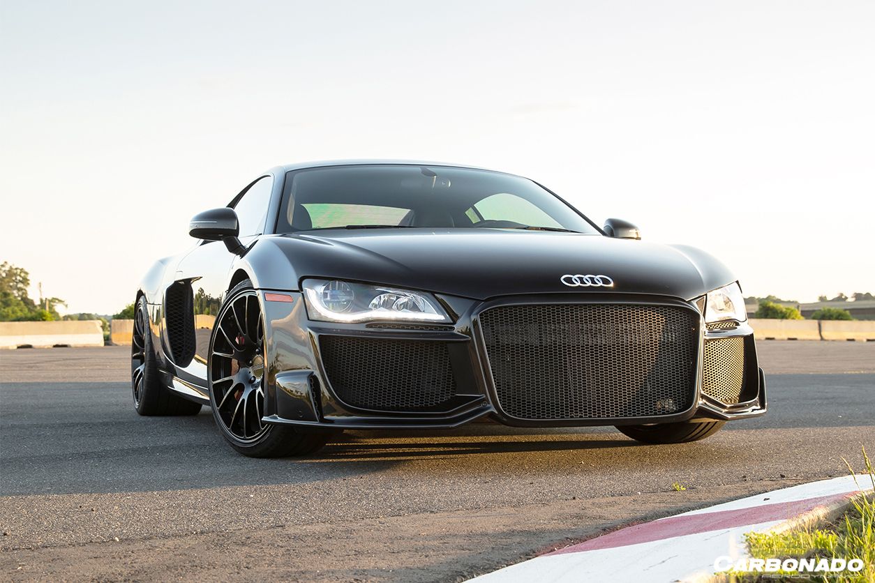 2006-2015 Audi R8 Coupe/Spyder DPGT Style Front Bumper - Carbonado Aero