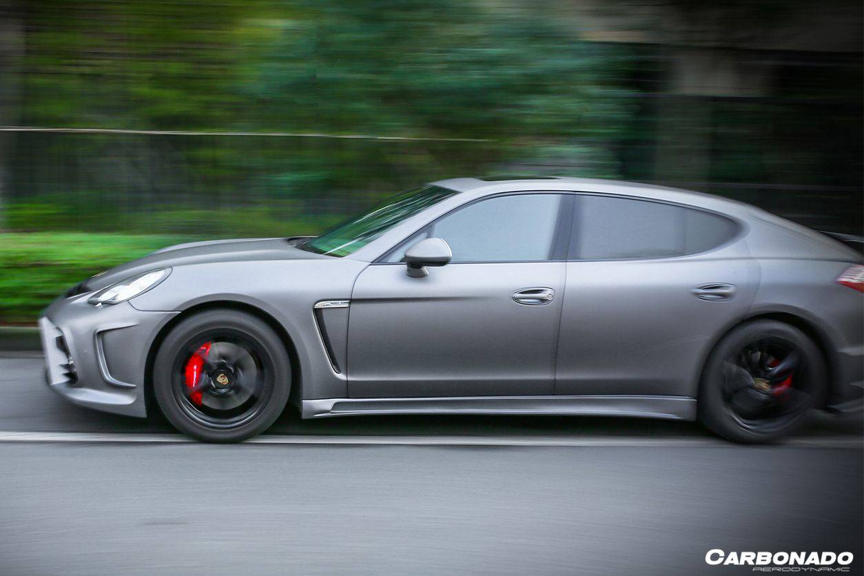 2010-2013 Porsche Panamera 970.1 MSY Style Side Skirts - Carbonado Aero