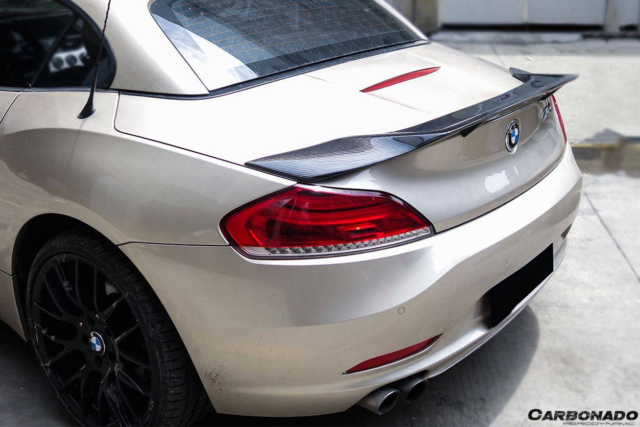 2009-2016 BMW Z4 E89 RT Style Carbon Fiber Trunk Spoiler - Carbonado Aero