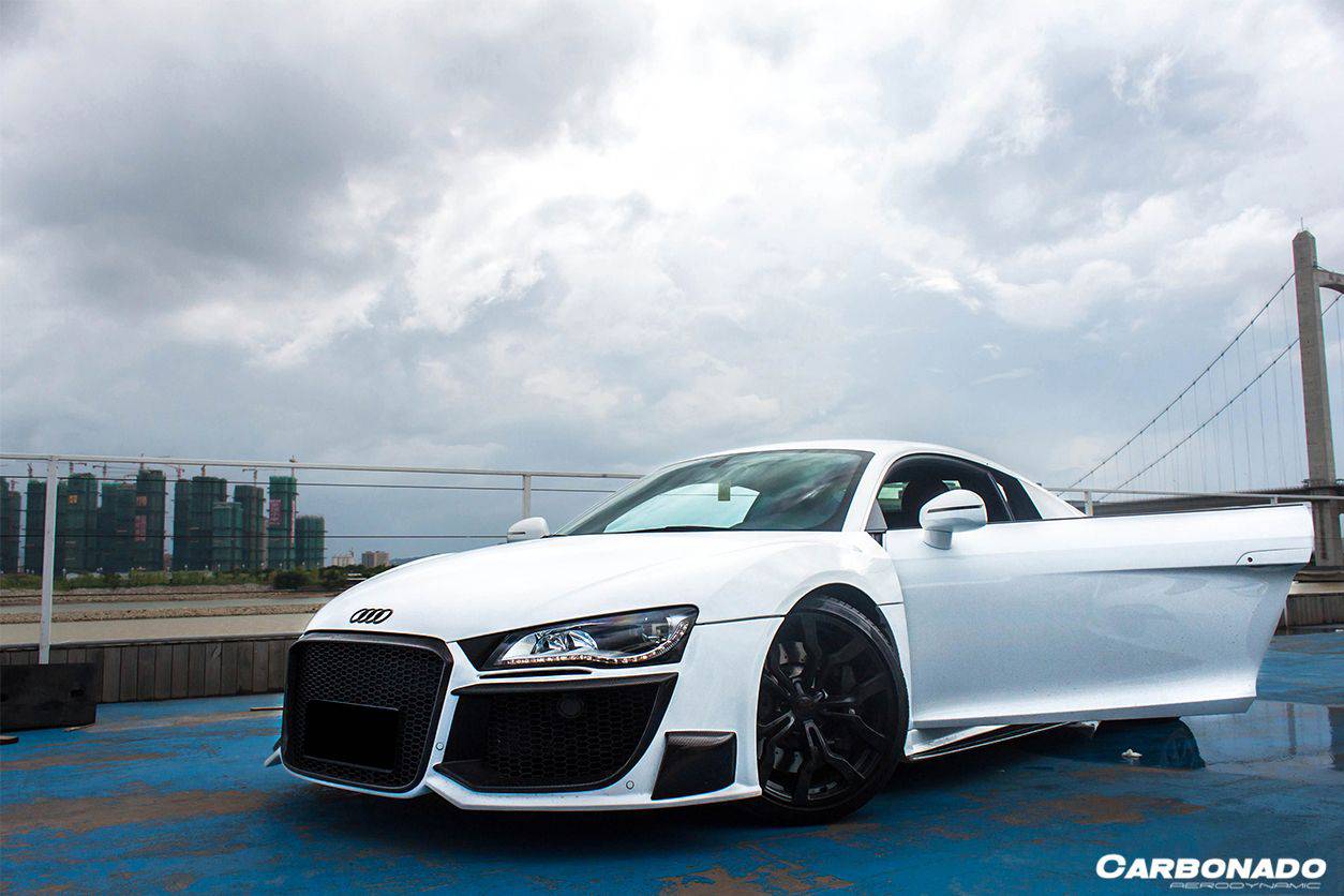2006-2015 Audi R8 Coupe/Spyder DPGT Style Front Bumper - Carbonado