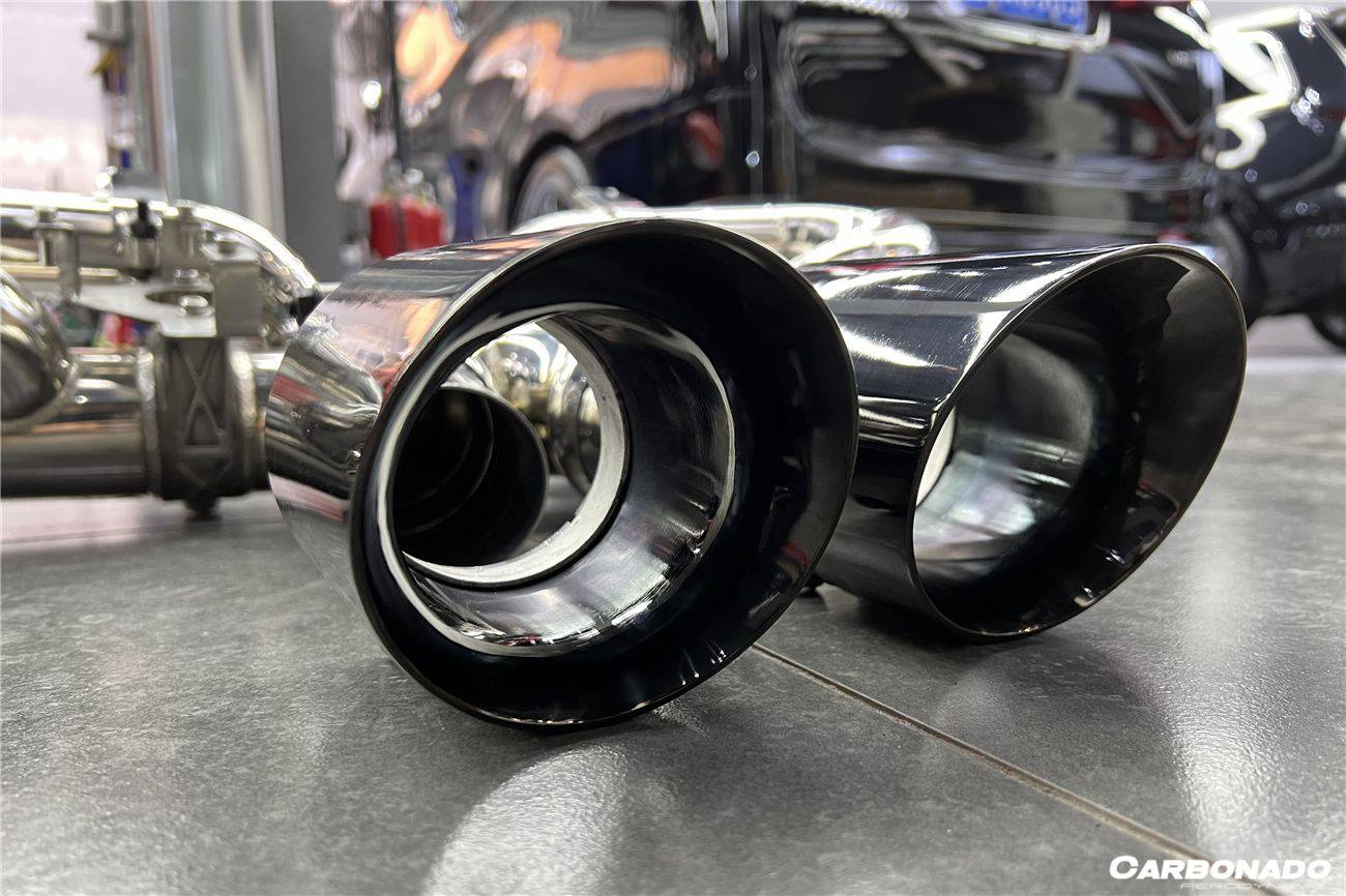 2019-2023 Porsche 911 992 Carrera/S/4/4S/Targa/Cabriolet Exhaust (for GT3 Style Bumper) - Carbonado Aero