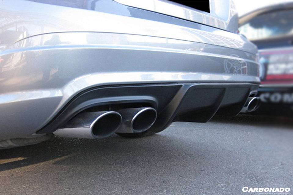 2008-2011 Mercedes Benz W204 C63 AMG AK STYLE CARBON FIBER DIFFUSER - Carbonado Aero