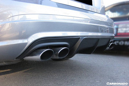 2008-2011 Mercedes Benz W204 C63 AMG AK STYLE CARBON FIBER DIFFUSER - Carbonado Aero