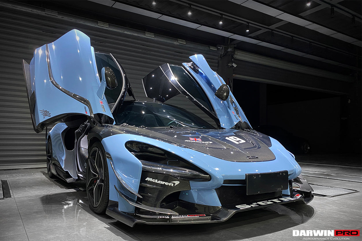 2017-2021 McLaren 720s Se²NWB Style Carbon Fiber Side Door Trims - DarwinPRO Aerodynamics