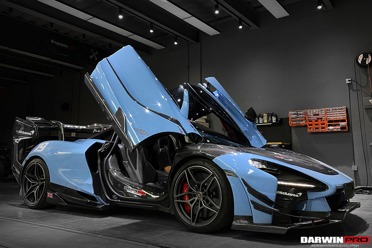 2017-2021 McLaren 720s Se²NWB Style Carbon Fiber Side Skirts - DarwinPRO Aerodynamics