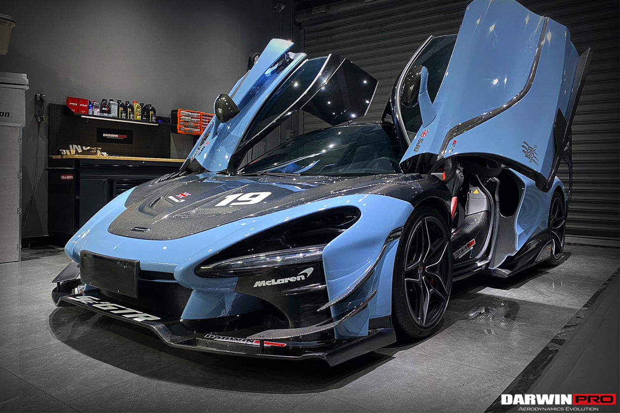 2017-2021 McLaren 720s Se²NWB Style Carbon Fiber Side Door Trims - DarwinPRO Aerodynamics