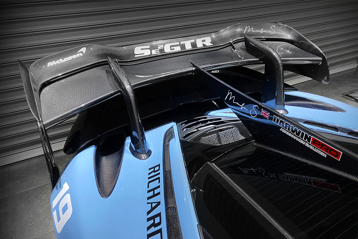2017-2022 McLaren 720s Se²GTR Style Carbon Fiber Trunk Wing - DarwinPRO Aerodynamics