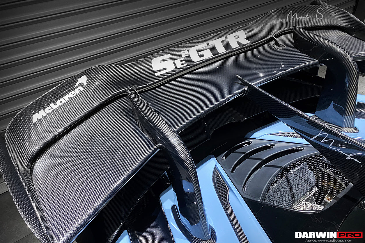 2017-2022 McLaren 720s Se²GTR Style Carbon Fiber Trunk Wing - DarwinPRO Aerodynamics