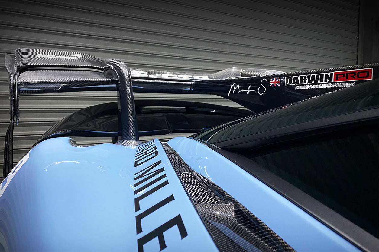 2017-2022 McLaren 720s Se²GTR Style Carbon Fiber Trunk Wing - DarwinPRO Aerodynamics