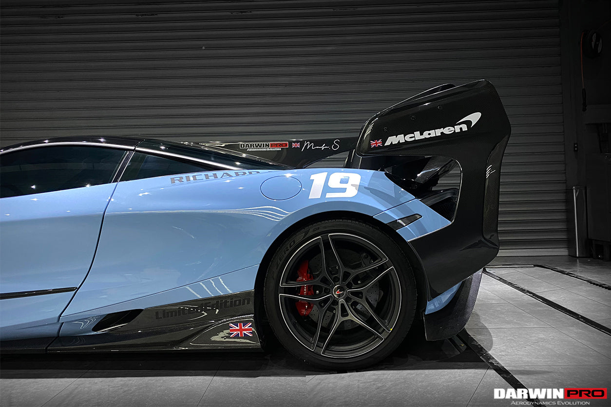2017-2021 McLaren 720s Se²NWB Style Carbon Fiber Side Skirts - DarwinPRO Aerodynamics